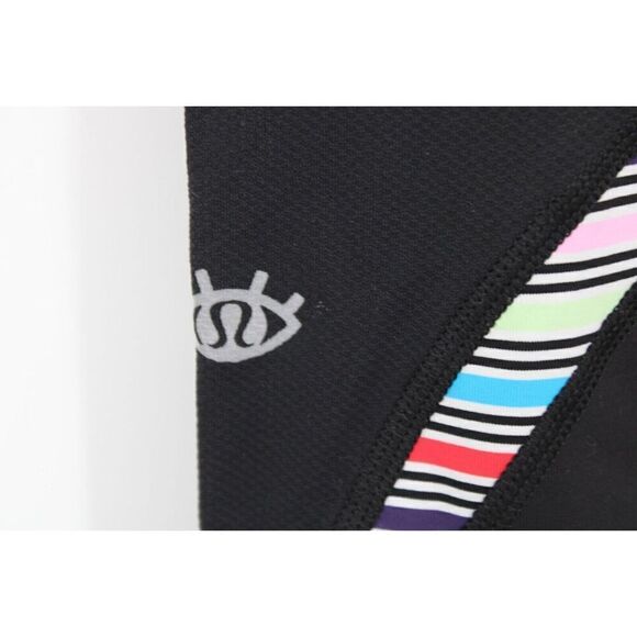 Lululemon Womens Run: Inspire Crop II Seawheeze Colorful Geometric Black 4 - Picture 6 of 7